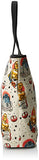Loungefly Star Wars R2D2 Tattoo Applique Tote Bag Purse (Tan/Multi) STTB0078