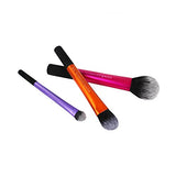 Real Techniques Cruelty Free Travel Essentials Set With Ultra Plush Custom Cut Synthetic