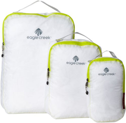 Eagle Creek Travel Gear Luggage Pack-it Specter Cube Set, White/Strobe