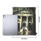 SLDFJLATEE Por-cupine TRE-e Drawstring Backpack/Outdoor Portable Backpack Sports and Fitness Backpack