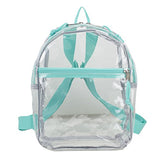 Eastsport 100% Transparent Clear MINI Backpack (10.5 by 8 by 3 Inches) with Adjustable Straps,