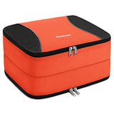 Gonex Large Packing Cubes, Double Sided Luggage Travel Organizer 3 pcs Orange