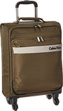 Calvin Klein Unisex Flatiron 3.0 21" Upright Suitcase Brown Luggage
