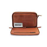 Winn International Mens Leather Compact Organizer Ii