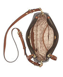 Calvin Klein Sonoma Signature Monogram Messenger Crossbody, brown/khaki/luggage saffiano