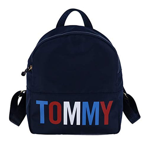 Tommy Hilfiger Nylon"TOMMY" Backpack - Navy Blue
