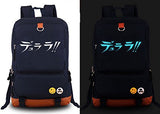 Yoyoshome Anime Durarara!! Cosplay Luminous Rucksack Backpack School Bag