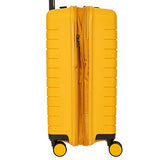 B|Y By Brics | Ulisse 21 Inch Expandable Spinner Suitcase | Mango | Hard Exterior, Multiple Pockets & TSA Approved Lock