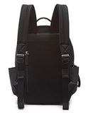 Calvin Klein Lane Nylon Key Item Backpack, Black/Silver