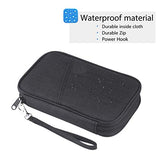 Family Travel Passport Wallet: Multiple Passport Holder/Document Organizer Bag (BLACK)