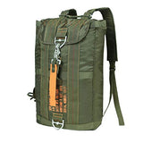 ARYMCAMOUSA AIR Force Parachute Buckles Hook Water Resistant Rucksacks Nylon Large Tactical Backpack Deployment Bag #7 for Military Camping Hunting Hiking Motorbike Travelling Gym