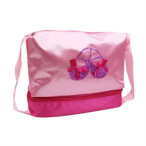 Aibearty Girls Ballet Bags Messenger Shoulder Bag with Adjustable Strap for Shoes Towel Slippers