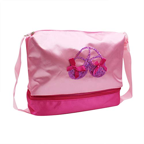 Aibearty Girls Ballet Bags Messenger Shoulder Bag with Adjustable Strap for Shoes Towel Slippers