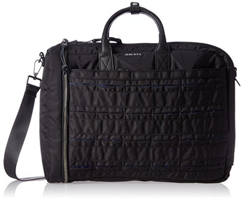 Diesel Men'S 24/7 Briefcase, Black/Blue