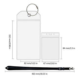 Cruise Luggage Tags 4 Pack Cruise Tags & 2 Id Badge Holder Zip Seal And Reusable Steel Loops