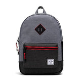 Herschel Kids' Little KidHeritage, Mid Grey Crosshatch/Black Crosshatch, One Size