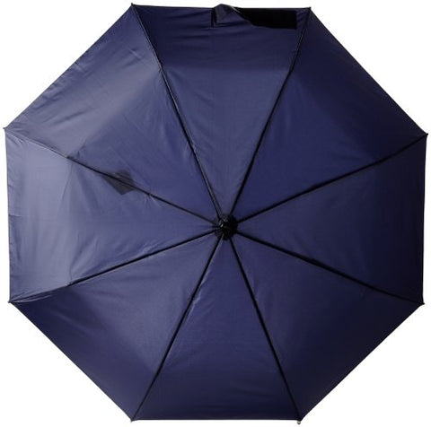 totes Titan Compact Travel Umbrella, Automatic Open/Close, Navy