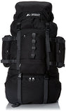 Everest Deluxe Hiking Pack, Black, One Size