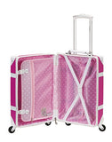 Rockland Stage Coach 20" Rolling Trunk, Magenta
