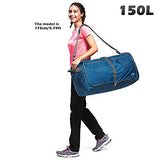 Gonex 150L Extra Large Duffle Bag, Packable Travel Luggage Shopping XL Duffel Deep Blue