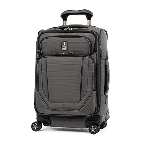 Travelpro Crew Versapack Global Carry-on Exp Spinner, Titanium Grey