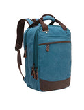 Casual Canvas Men Bag - Computer Backpack Student Leisure Shoulder Bags (Sky Blue)