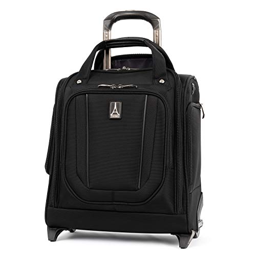 Travelpro Crew Versapack Rolling Underseat Carry-on, Jet Black