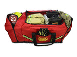 Lightning X Fireman Premium 3XL Firefighter Rescue Step-In Turnout Fire Gear Bag w/Shoulder Strap &
