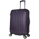 Kenneth Cole Reaction Renegade 24" Hardside Expandable 8-Wheel Spinner Checked Luggage, Deep Purple