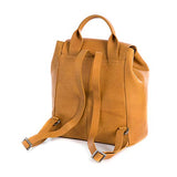 Velez Leather Casual Backpack for Women Bolso de Mujer Cuero Colombiano Yellow