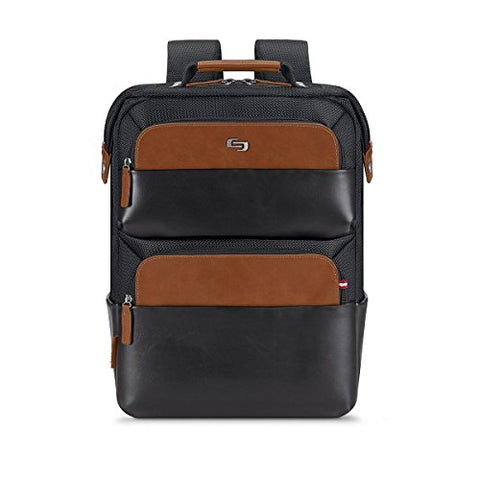 Solo East Hampton 15.6" Laptop Backpack Briefcase, Black, One Size