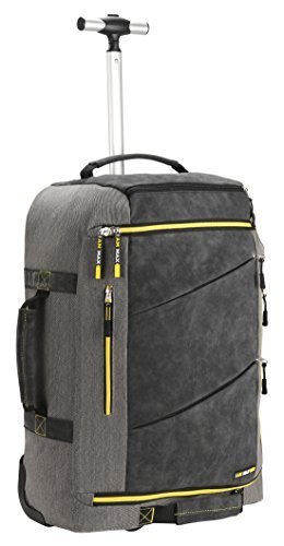 Cabin Max️ Manhattan 2.0 Laptop Backpack with Wheels - Carry On Luggage 22x14x9 6.39lbs - Perfect