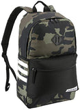 adidas Unisex Classic 3S III Backpack, Legacy Green Camo/ Black, One Size