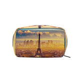 Toiletry Bag Red Eiffel Womens Beauty Makeup Case Brush Cosmetic Organizer