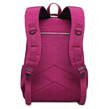 Nylon Casual Travel Daypack Lightweight Sports Laptop Backpack Purse for Women Waterproof Medium