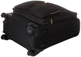 Kipling Women'S Ronan Solid Medium Wheeled Luggage, Black Patent Combo