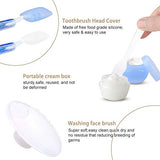 Travel Bottles, Bontip Leakproof Silicone Travel Containers with 6 Pcs TSA Approved Squeezable 3/2/1.25oz Travel Bottles & Accessories for Cosmetic Shampoo Conditioner Lotion Soap