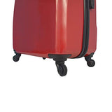 Mia Toro Italy Fibre Di Carbonio Moderno Hardside 24 Inch Spinner Luggage, Yellow