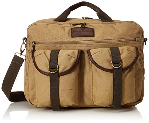 Tommy Bahama Canvas Messenger Bag - Satchel Shoulder Bag for Men Large ...