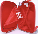 Hello Kitty Abs Molded Luggage With Embossing Hard Case By Sanrio White