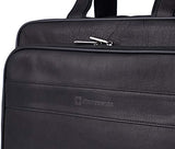 Alpine Swiss Messenger Bag Colombian Leather 15.6” Laptop Briefcase Portfolio