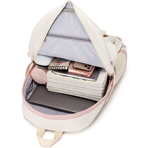  Hey Yoo Backpack for Girls Bookbag Cute School Bag College  Middle High Elementary School Backpack for Teen Girls (Black)