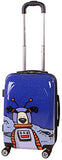 Ed Heck Moon Dog Hardside Spinner Luggage 21 Inch, True Blue, One Size