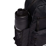 adidas Originals Utility Crossbody Sling Bag with Water Bottle Sleeve, Black, One Size
