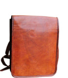Vintage Craft Genuine 11 Inch Leather Shoulder Messenger Bag Ipad Satchel Bag