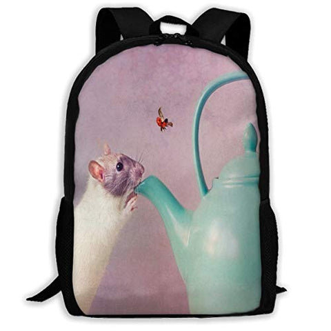 Backpack Mouse Teapot Womens School Campus Backpack Hot Gift