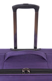 Renwick 20 Inch Softside Lightweight Spinner Luggage Carry On Suitcase Purple