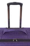 Renwick 28 Inch Softside Lightweight Luggage Spinner Suitcase Purple