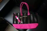 Victoria'S Secret Black Friday 2013 Limited Ed. Weekender Bag Black/Pink