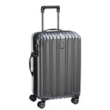 Delsey Paris Chromium Lite 21-Inch Spinner Carry-On With Expansion (Graphite)